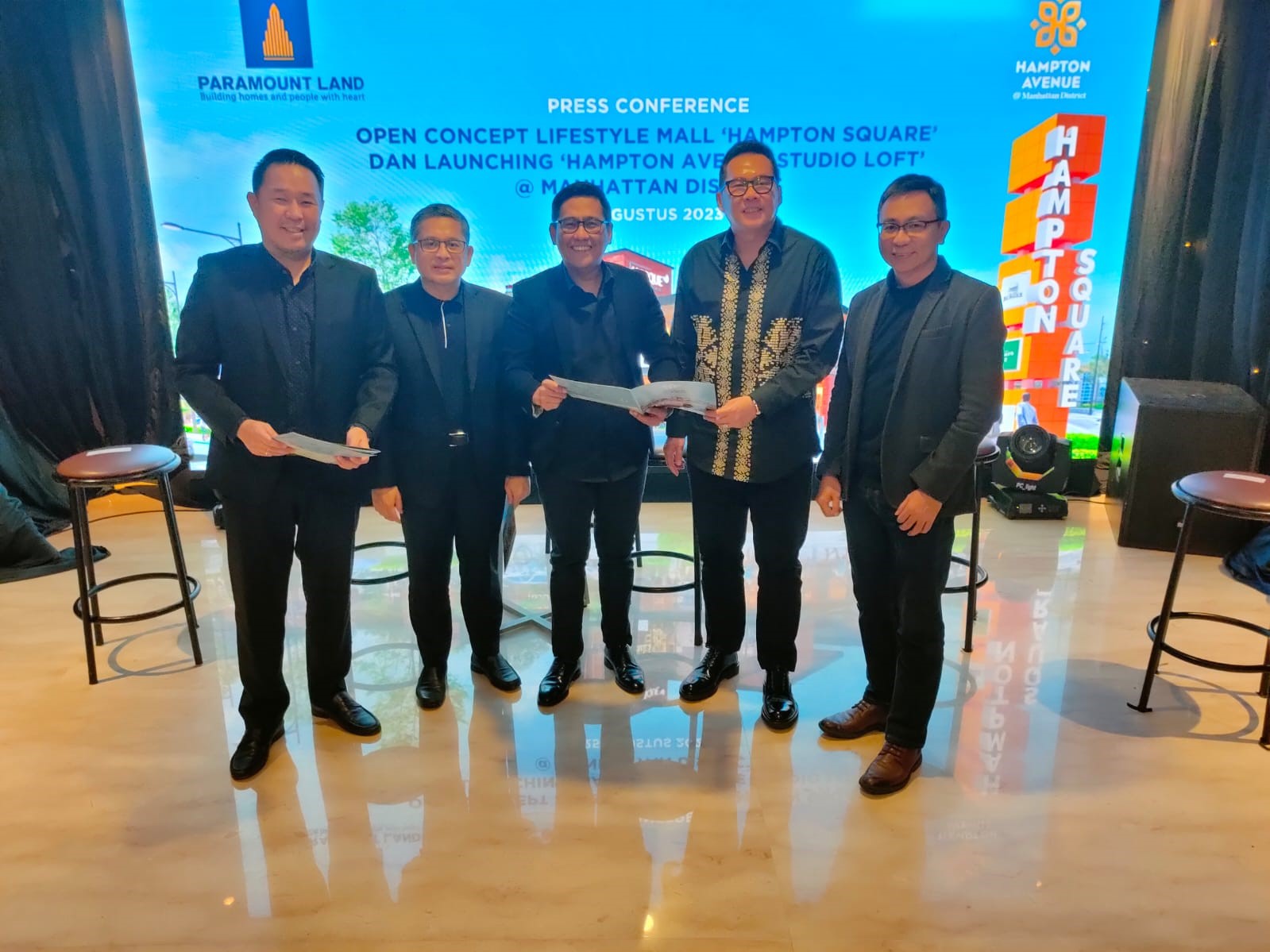 Open Concept Lifestyle Mall di Hampton Square akan dikelola oleh Blveprint Destinations, suatu retail consultant. mal