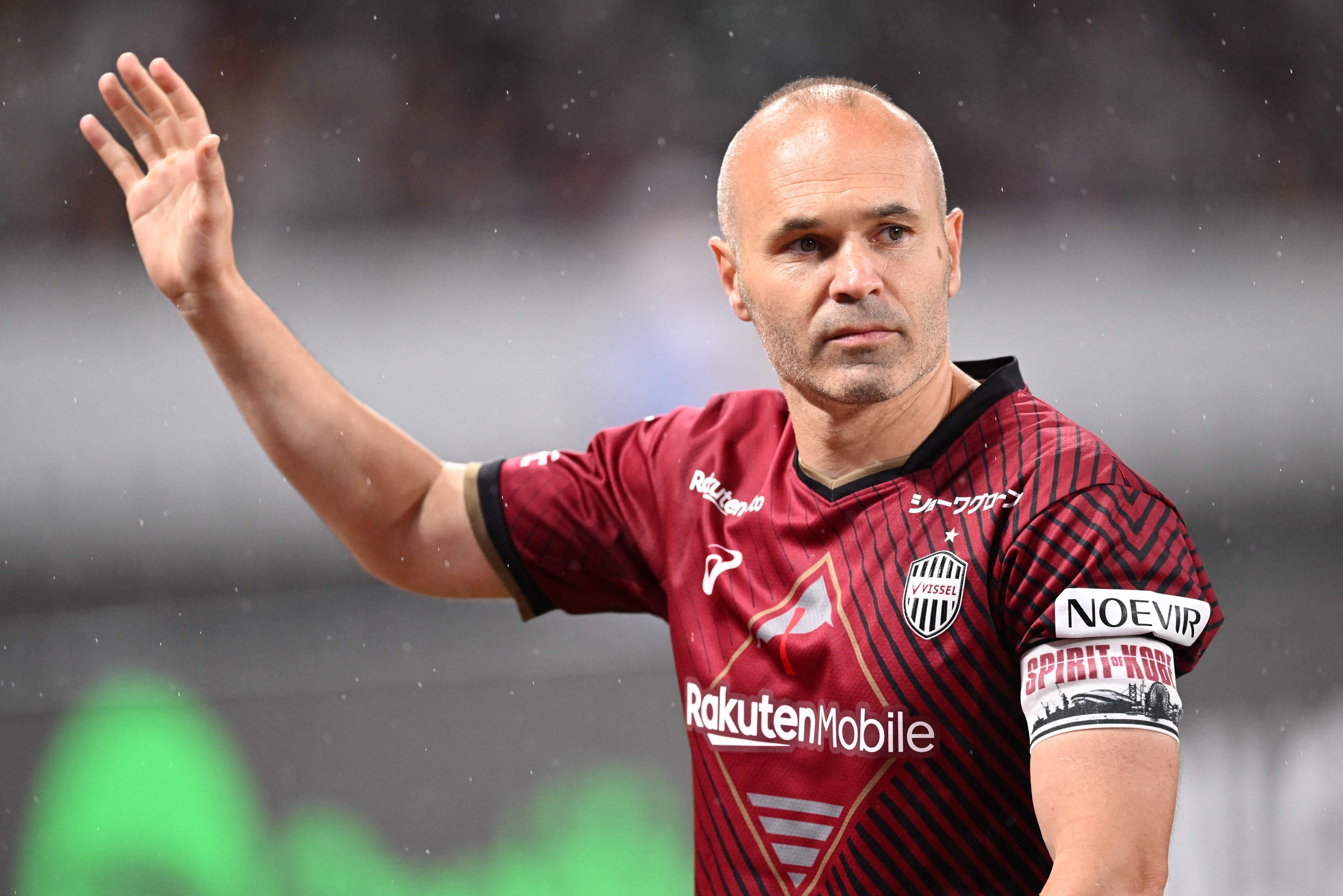 Gelandang Vissel Kobe Andres Iniesta