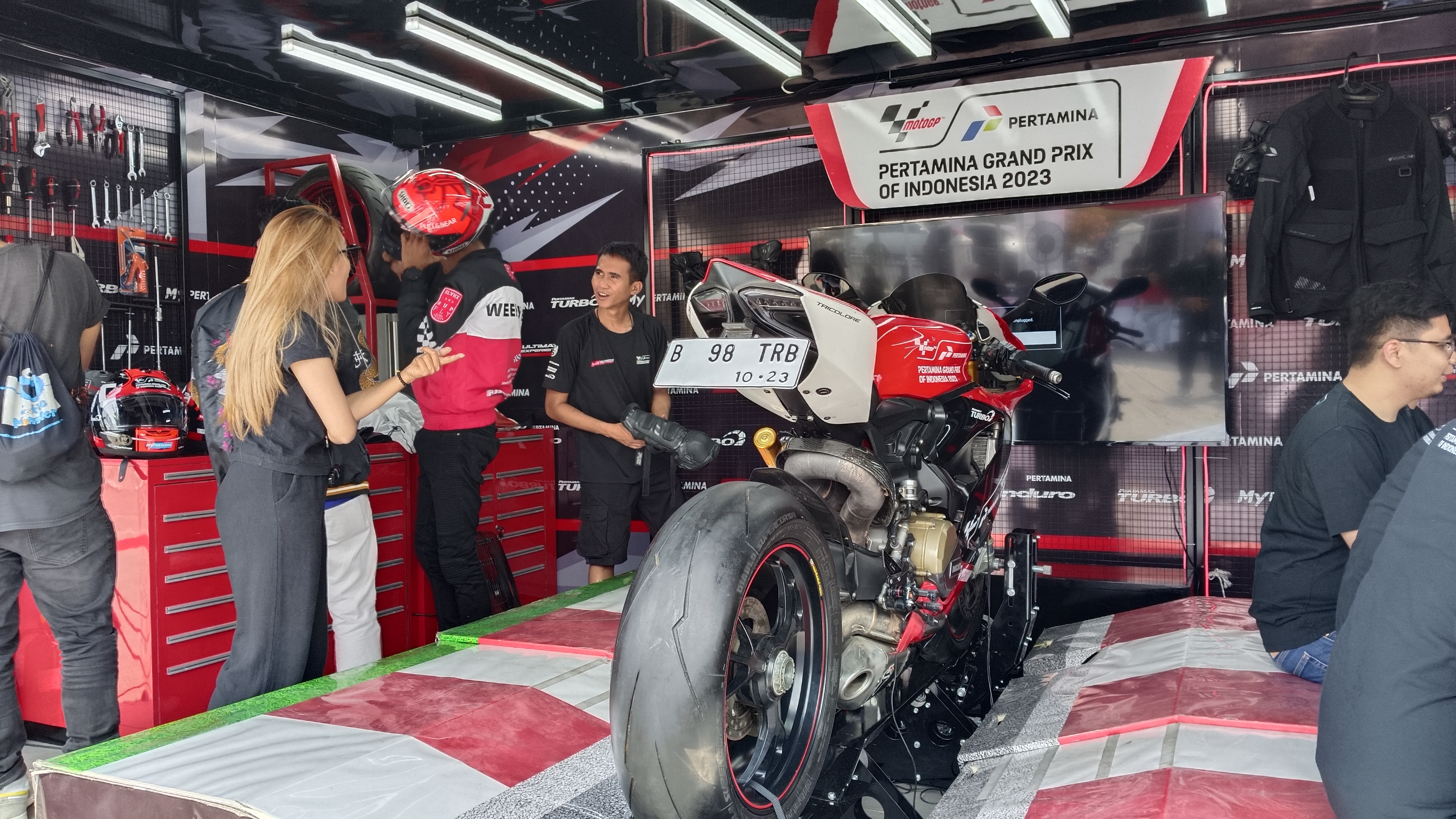 Pertamina Grand Prix (GP) of Indonesia 2023 melakukan road show di Kota Semarang, Jawa Tengah