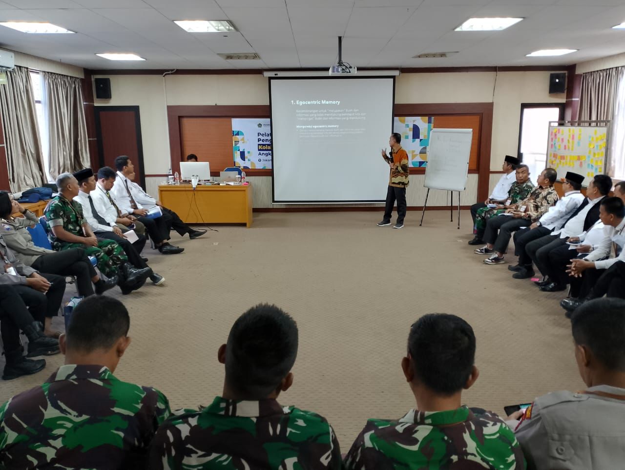  Pelatihan Penggerak Penguatan Moderasi Beragama yang ditujukan untuk TNI dan Polri.