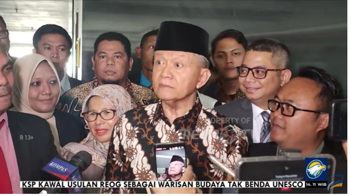 Wakil Ketua Umum MUI Anwar Abbas seusai sidang mediasi di PN Jakarta Pusat, Rabu (30/8).