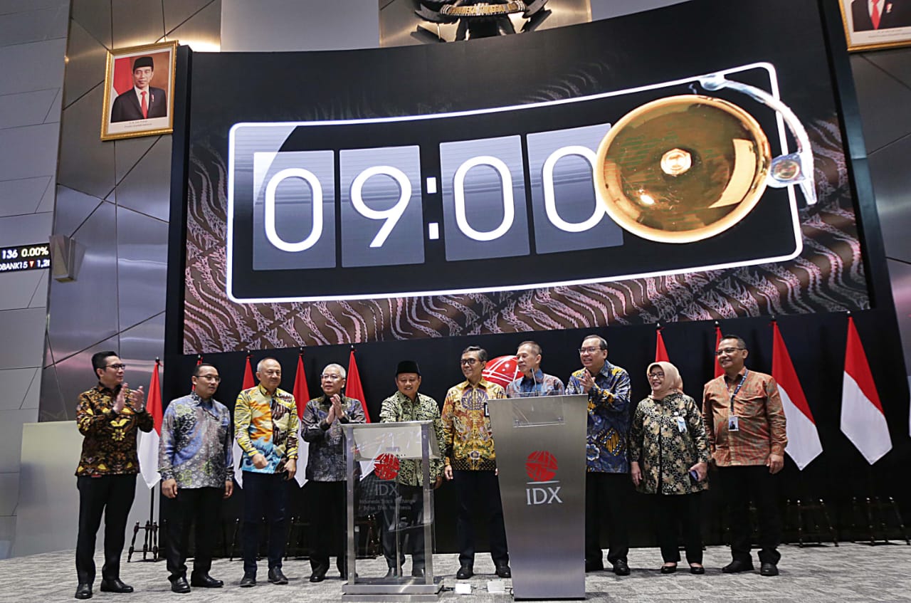 Peresmian Pendirian Galeri Investasi Bursa Efek Indonesia (BEI) di Main Hall Gedung BEI Kantor Pemprov Jabar pada Kamis (3/8).