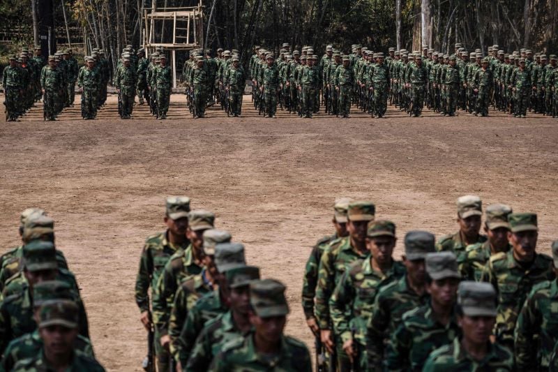 Pasukan anti-militer Myanmar