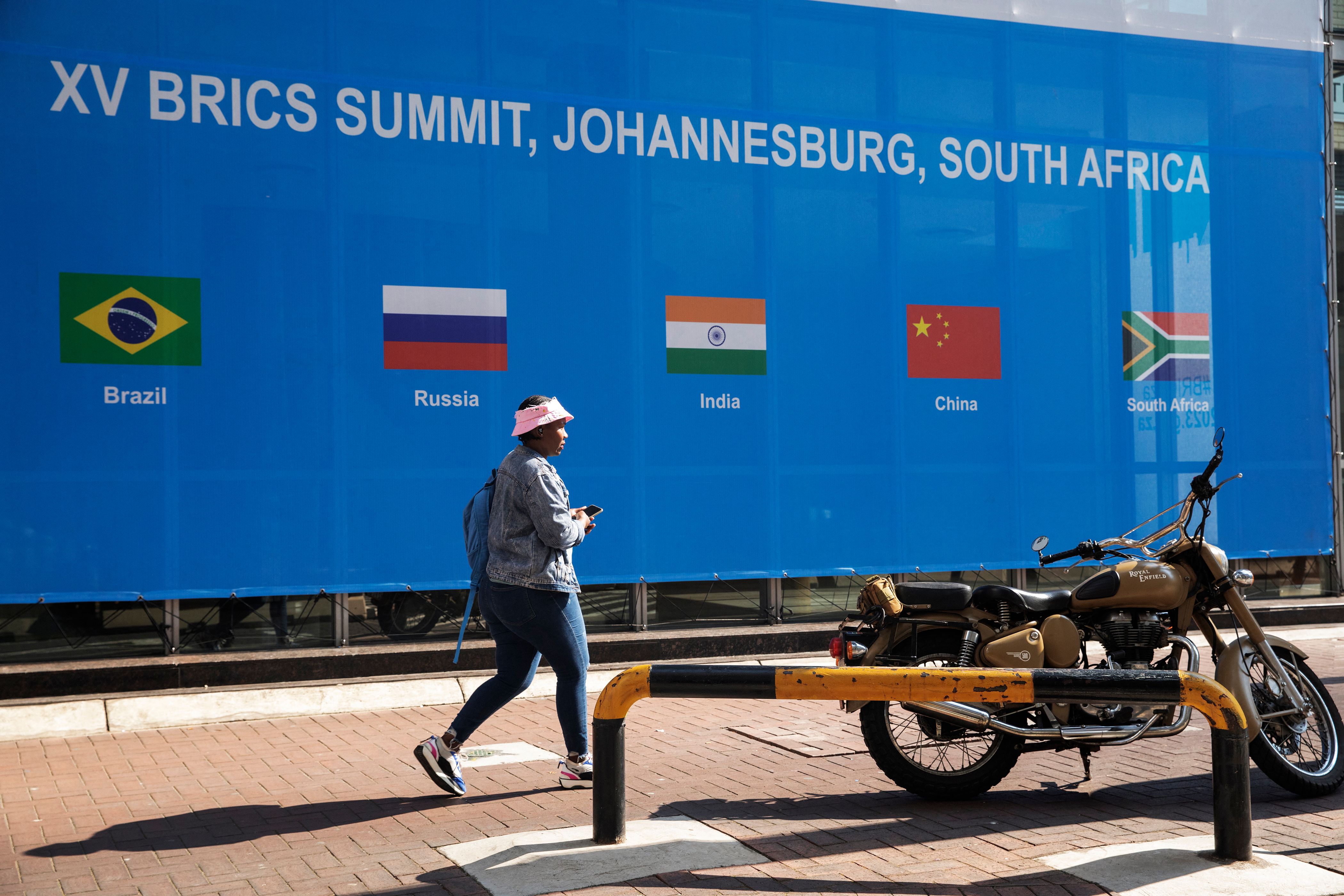 KTT BRICS berlangsung di Sandton Convention Centre, Johannesburg, Afrika Selatan.