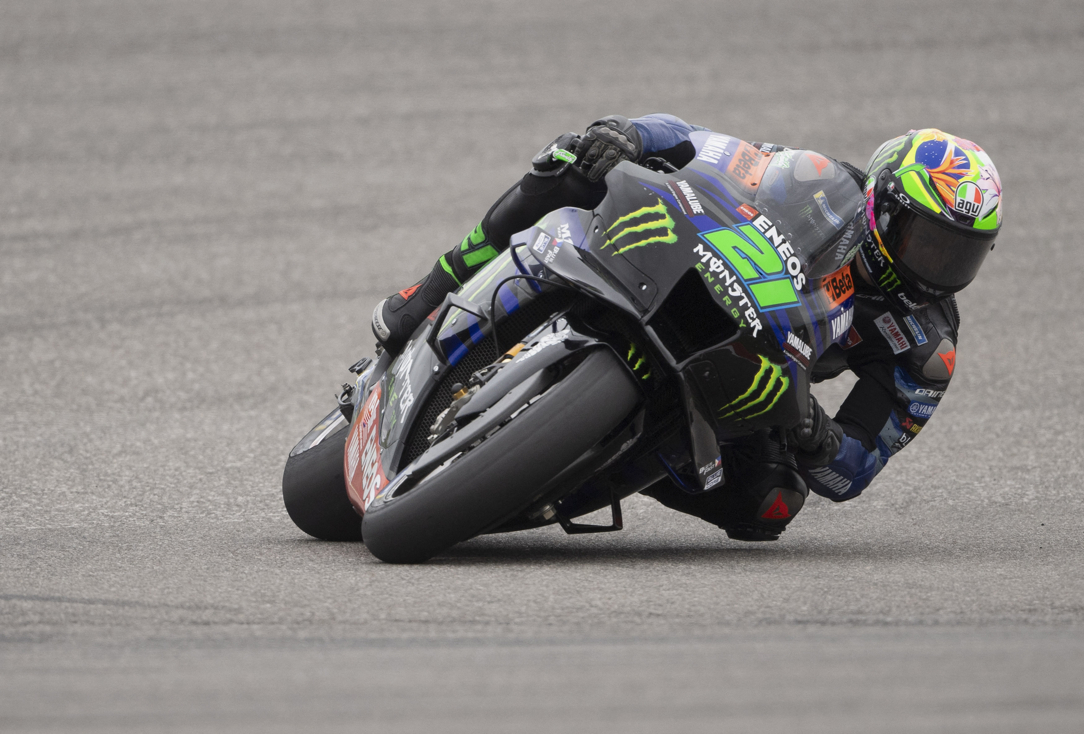 Pembalap Monster Energy Yamaha Franco Morbidelli.