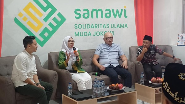 Ormas Samawi menggelar acara diskusi di Jakarta, Minggu (27/8), untuk mendukung Gibran Rakabuming sebagai bakal cawapres.