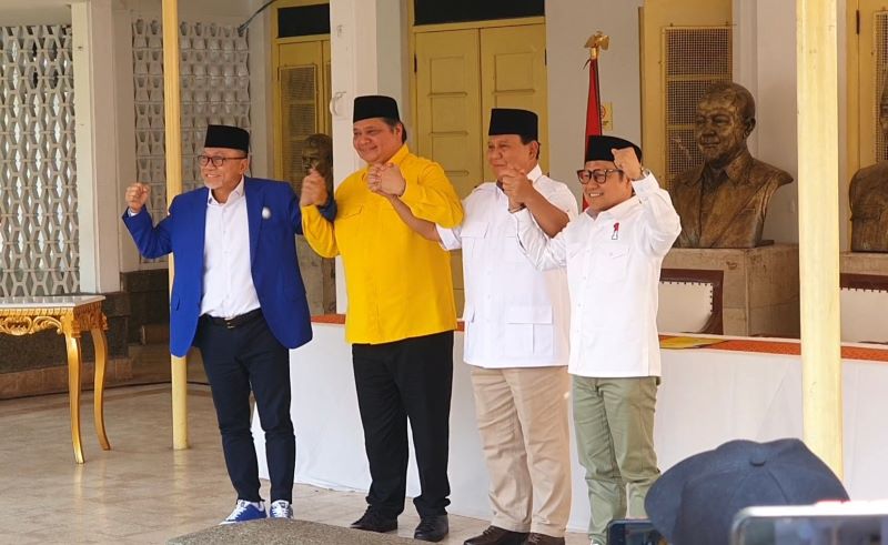 Dapat Dukungan dari Golkar dan PAN, Prabowo: Ini Bukan Arahan Jokowi