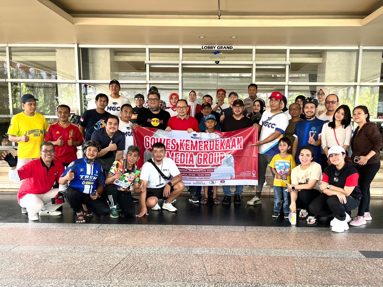 Merayakan HUT Ke-78 RI, MGCC menggelar Gowes Kemerdekaan.