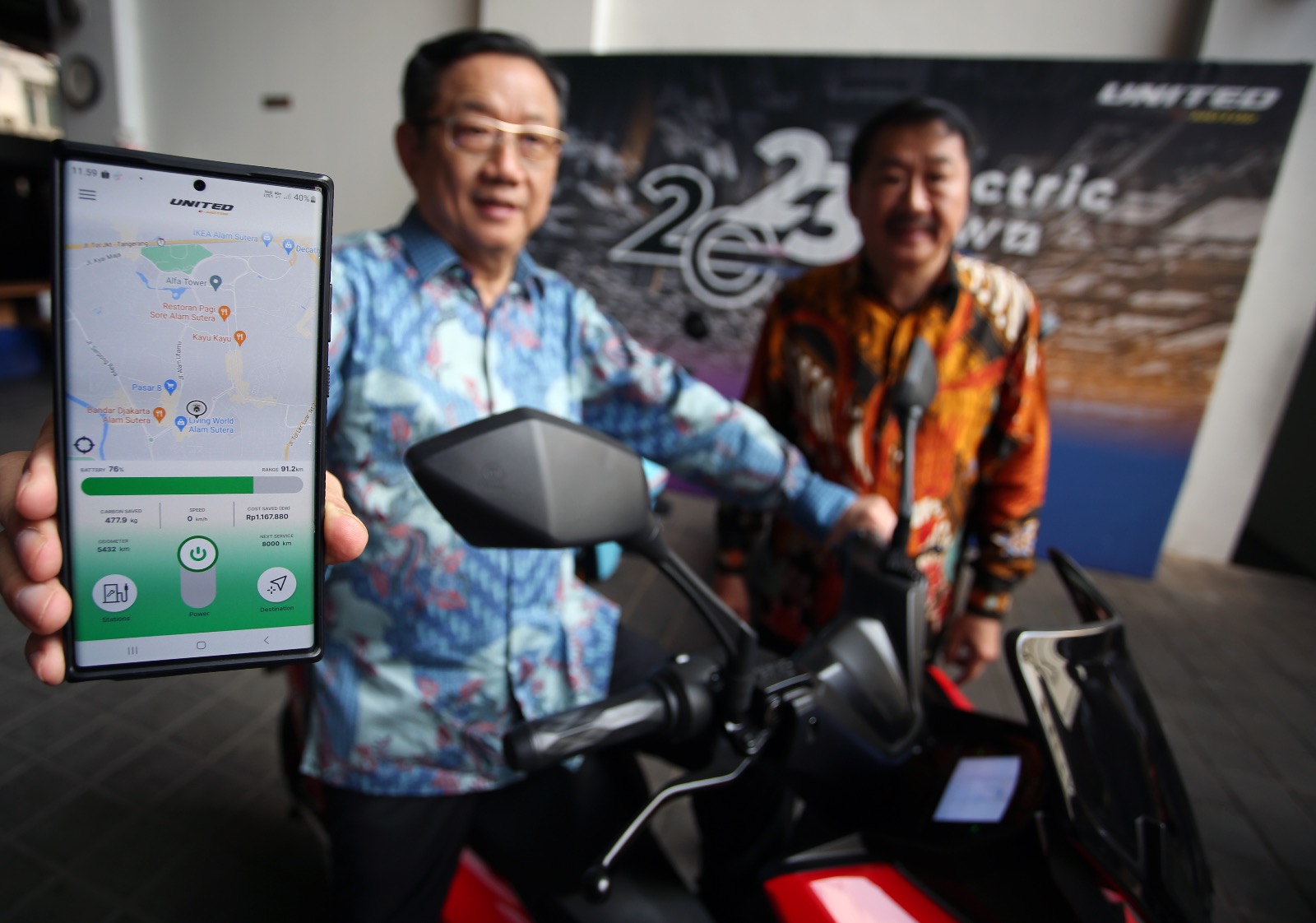 Produsen sepeda dan motor listrik United siap garap pasar.