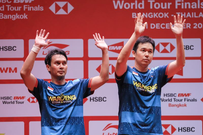 Ganda putra Indonesia Mohammad Ahsan/Hendra Setiawan