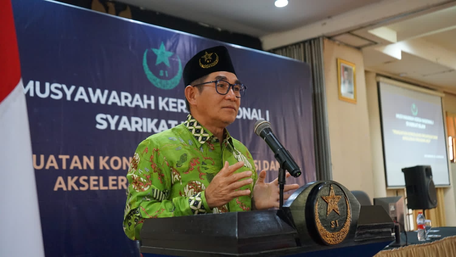 Ketua Umum Pimpinan Pusat Syarikat Islam (PP SI) Hamdan Zoelva. 