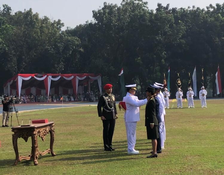 Panglima TNI Laksamana Yudo Margono melantik perwira remaja TNI