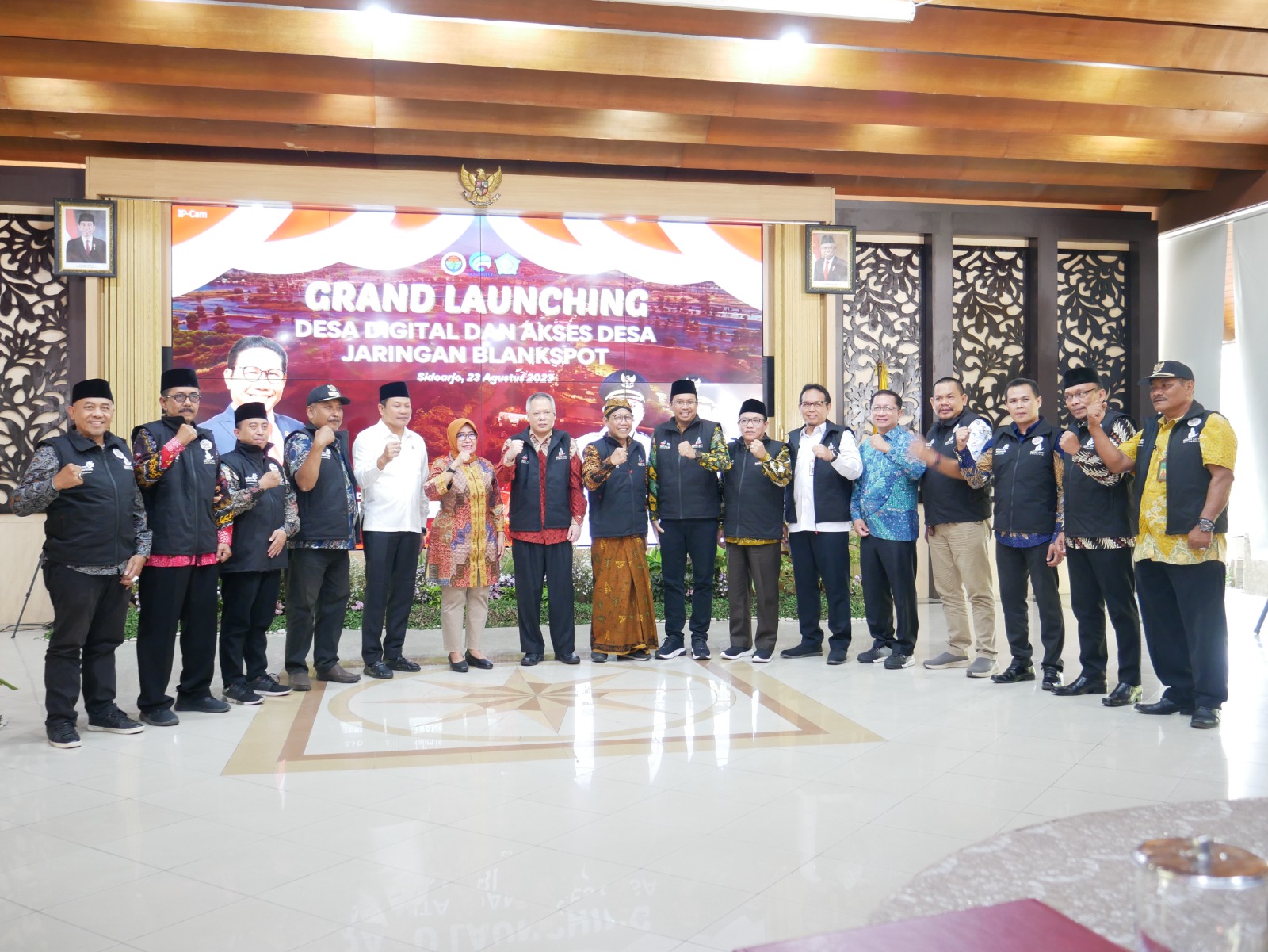 Pemkab Sidoarjo Luncurkan Sembilan Desa Digital dan Buka Akses Internet di Blankspot