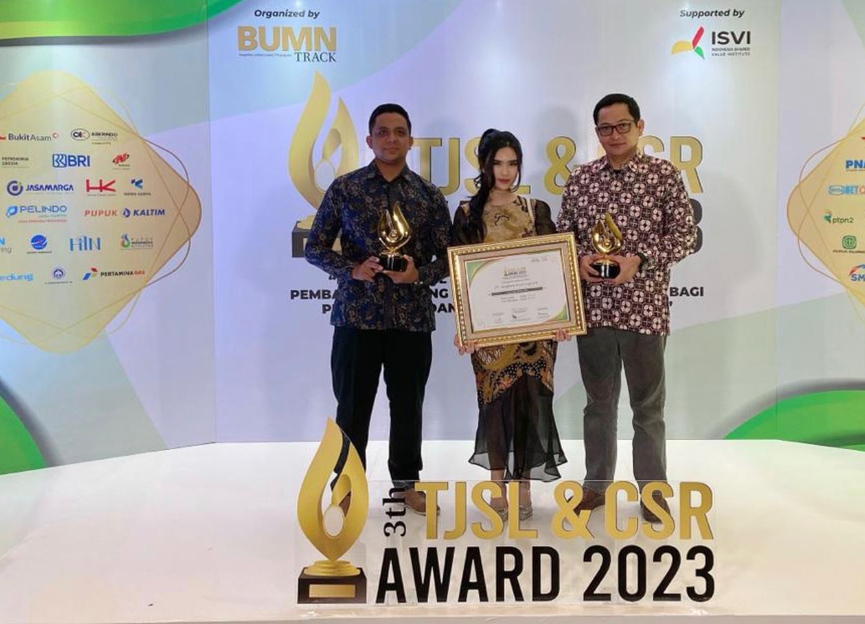 Penghargaan untuk APLog di ajang TJSL & CSR Awards 2023