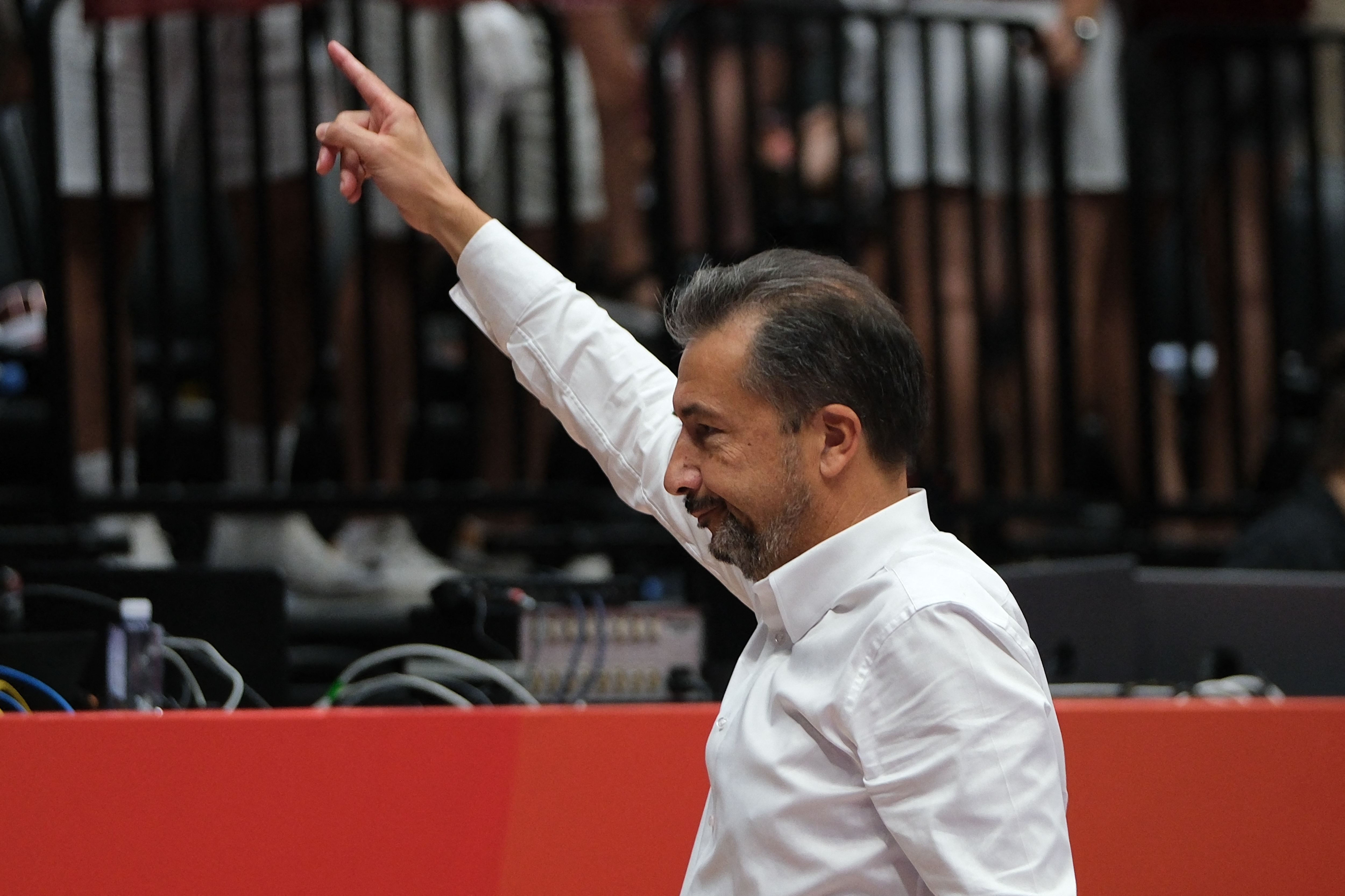 Pelatih timnas Latvia Luca Banchi