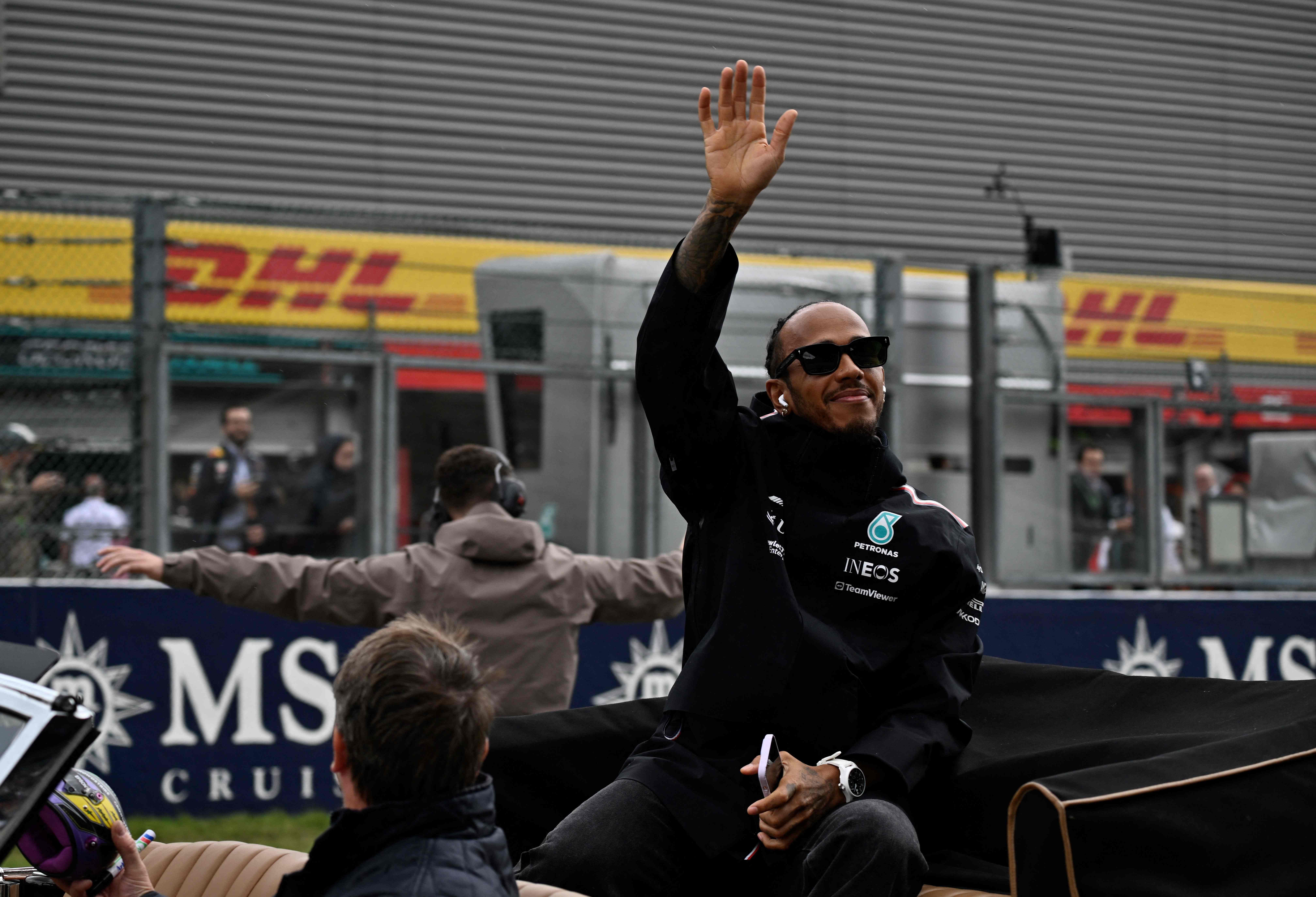 Pembalap Mercedes Lewis Hamilton