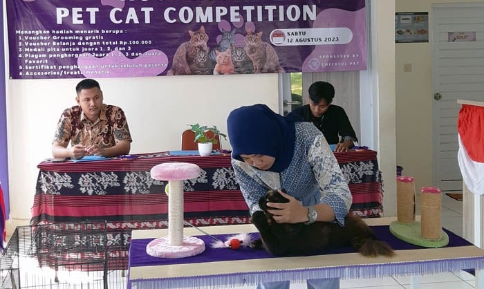 Bertepatan dengan HUT ke-78 Kemerdekaan RI, Polbangtan Bogor menggelar kontes hewan peliharaan.