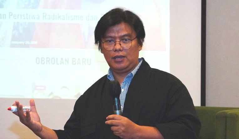 Pendiri Yayasan Prasasti Perdamaian, Noor Huda Ismail.