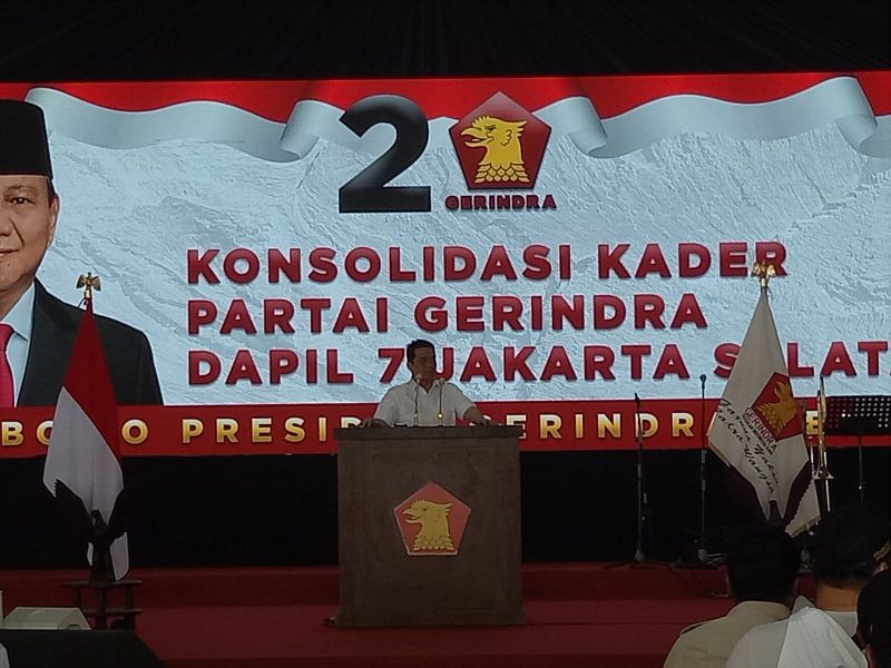 Ahmad Riza Patria mengklaim calon presiden (capres) Prabowo Subianto orang paling jujur. 