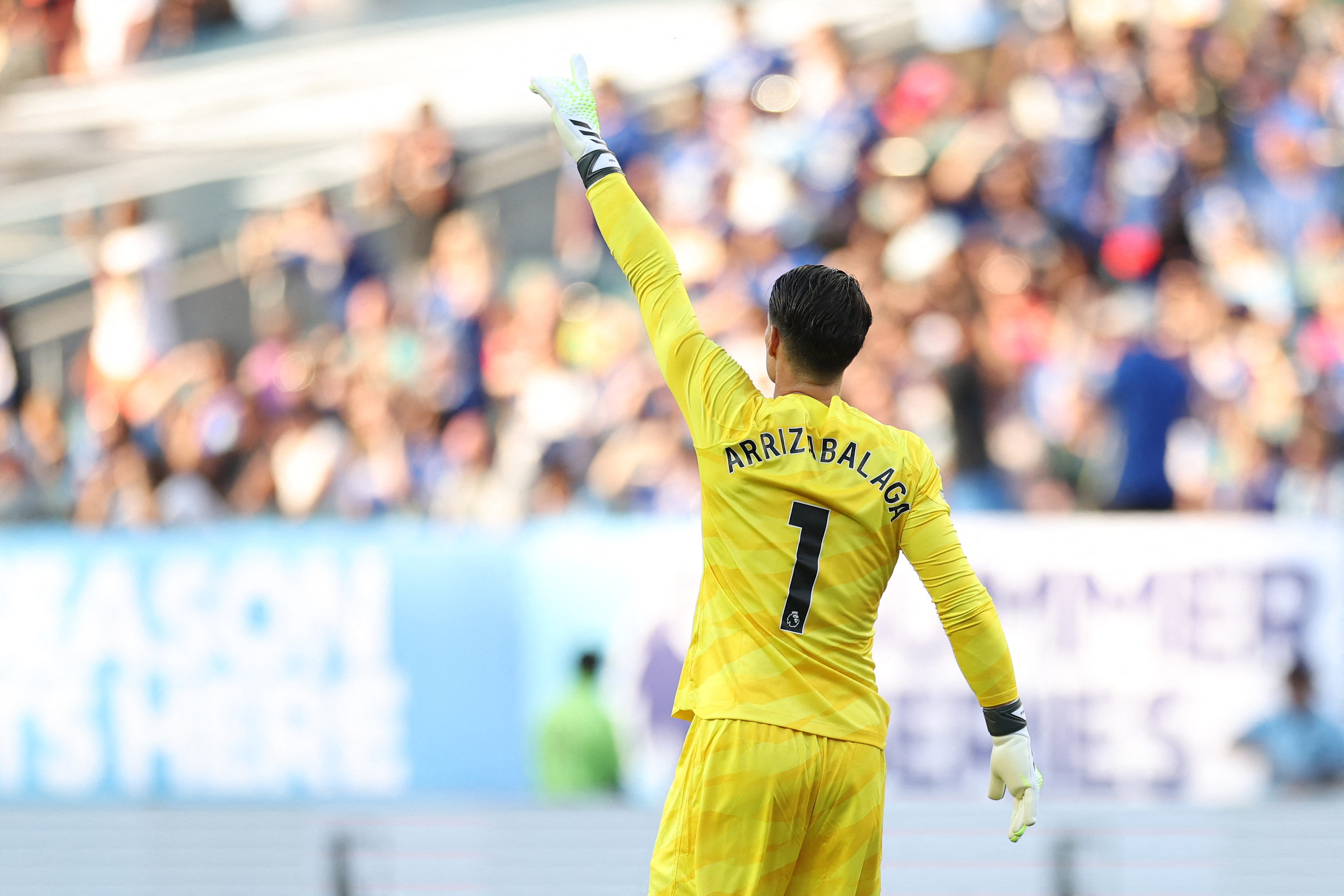 Kiper Chelsea Kepa Arrizabalaga.