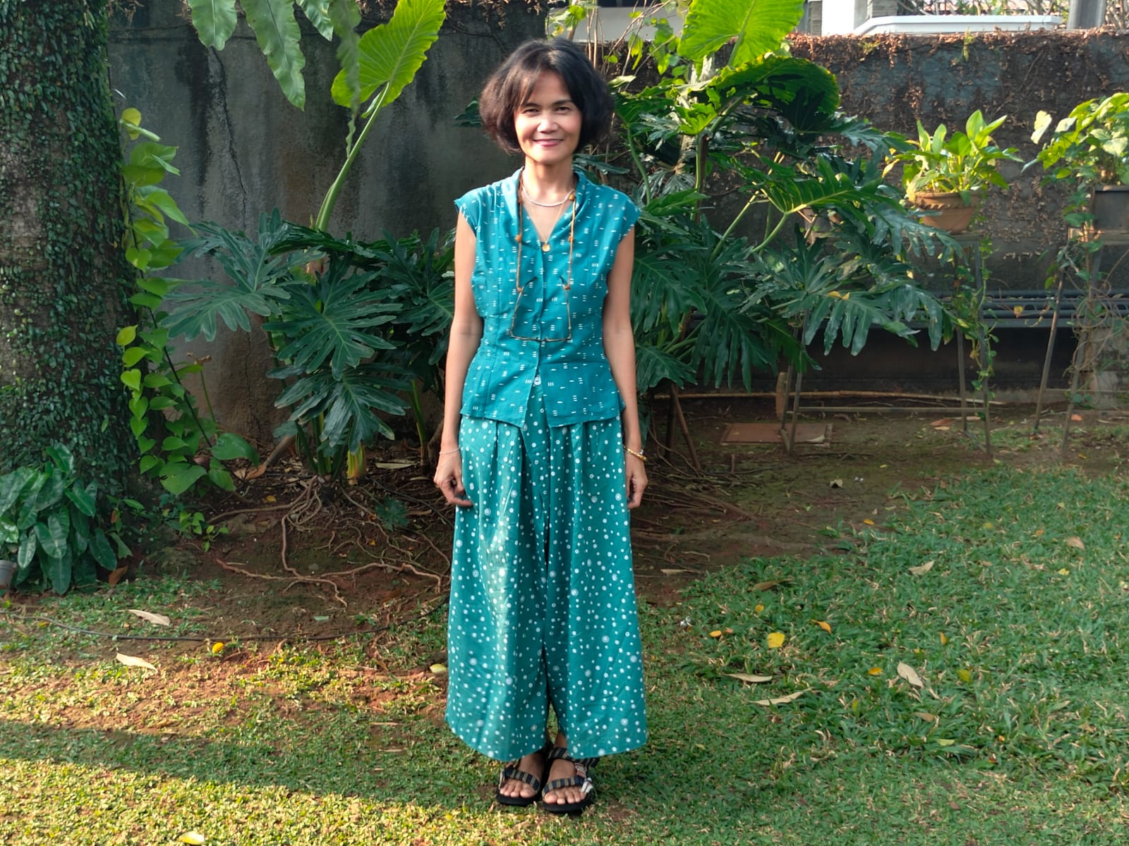 Pendiri dan Direktur Kreatif Sejauh Mata Memandang, Chitra Subyakto, di Jakarta, Kamis (8/10).