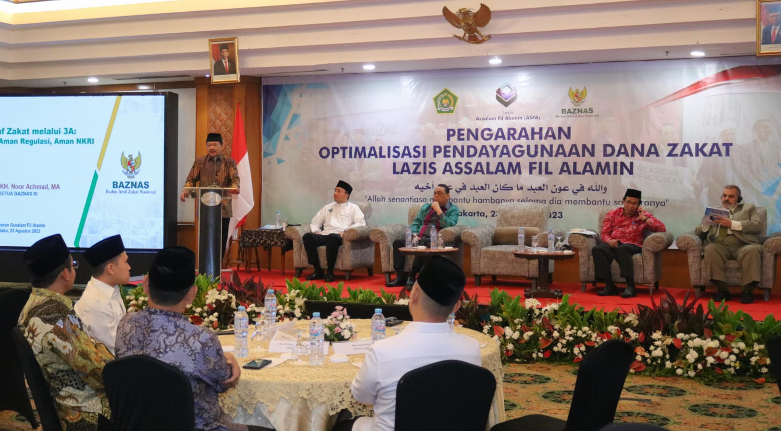Pertemuan 'Optimalisasi Pendayagunaan Dana Zakat' yang digelar Lazis Assalam Fil Alamin (ASFA).