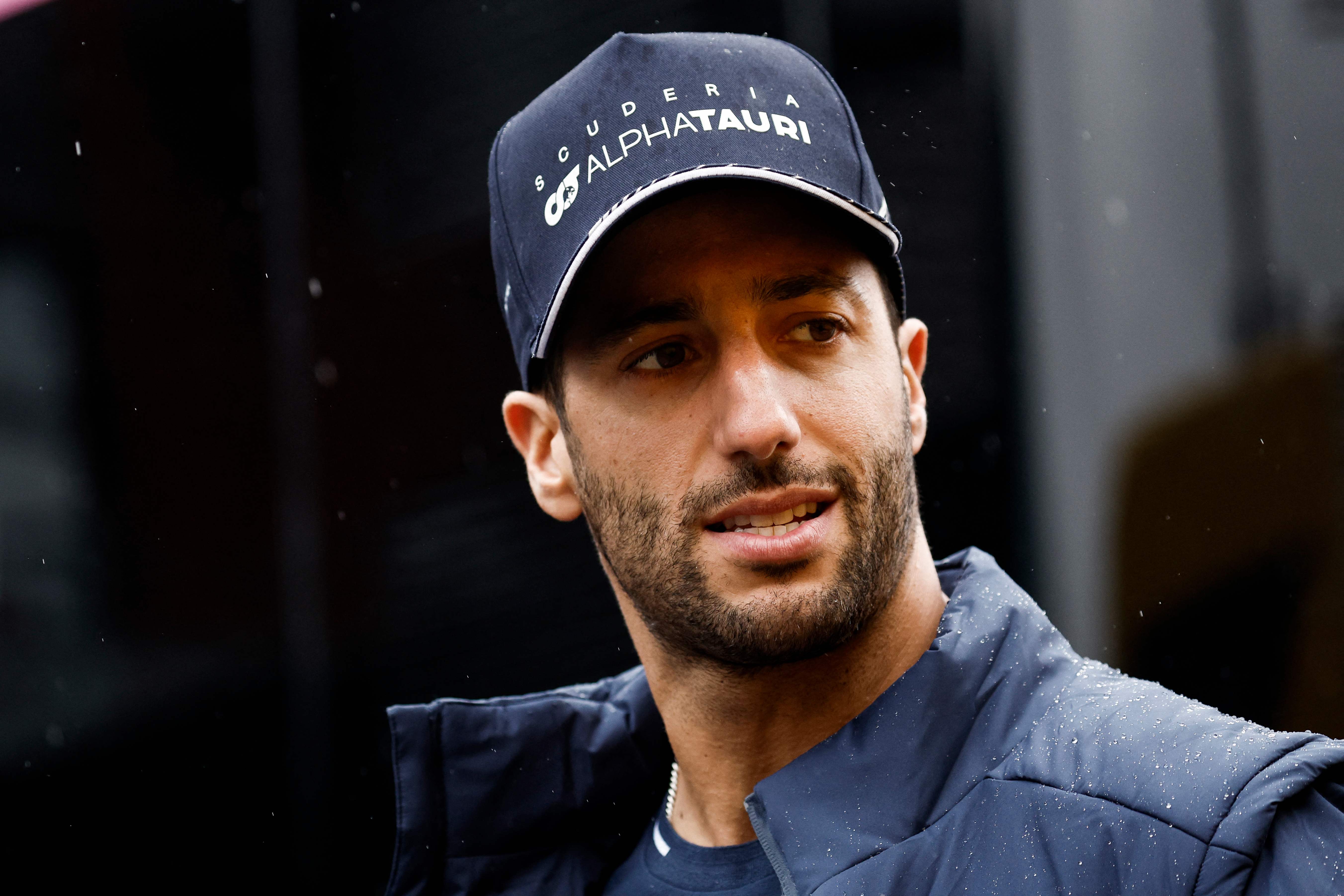 Pembalap AlphaTauri Daniel Ricciardo