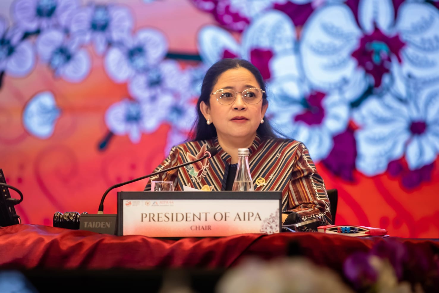 Ketua DPR RI Puan Maharani Puan Maharani yang juga menjabat Presiden ASEAN Inter Parliamentary Assembly (AIPA) ke-44.