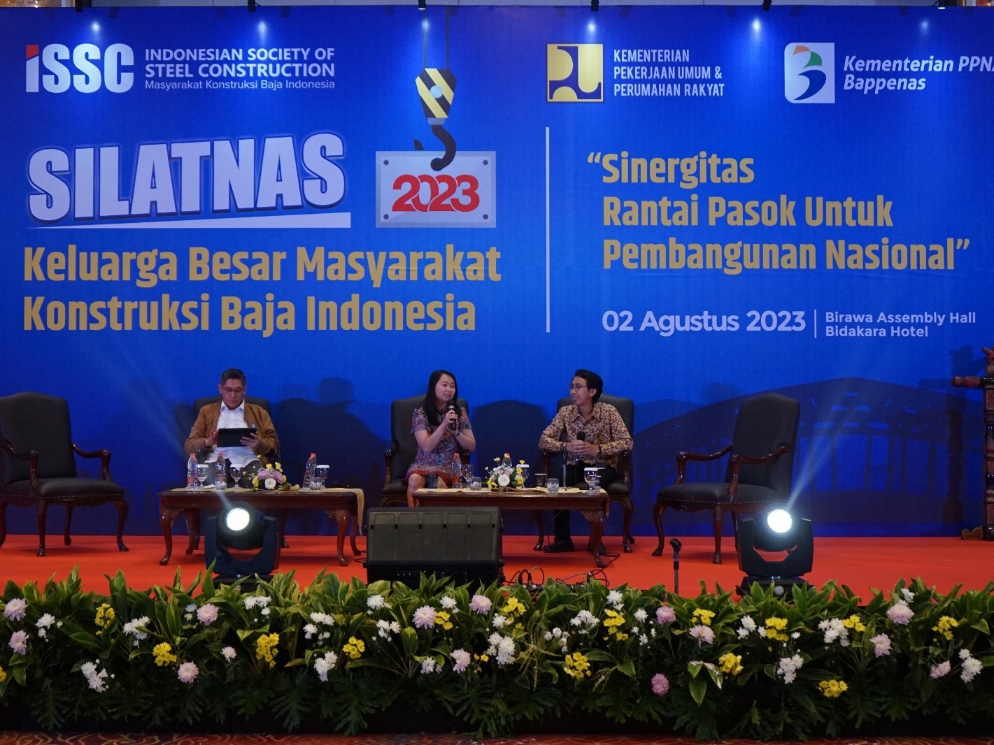 Indonesian Society of Steel Construction (ISSC) mendukung upaya pengembangan baja di Indonesia.