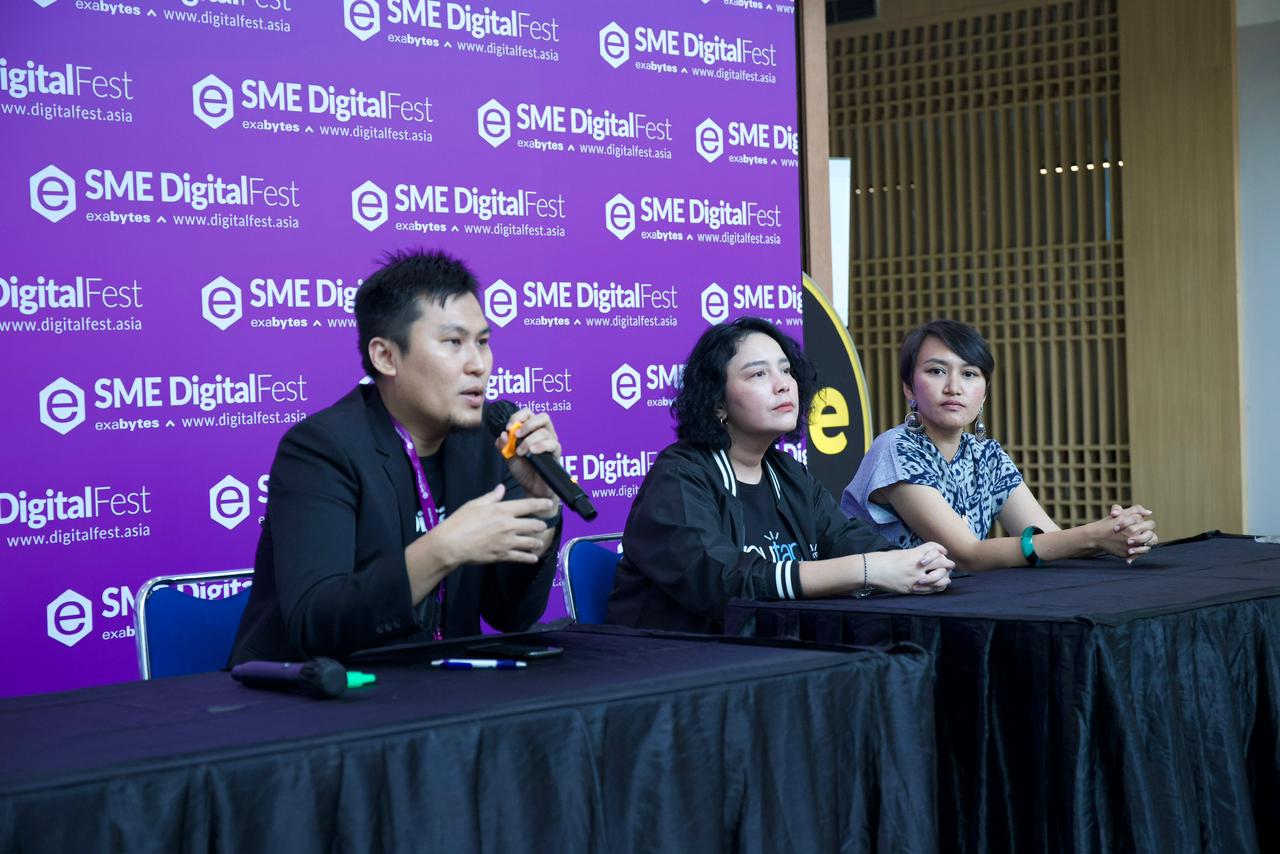 Exabytes Indonesia mendukung UMKM untuk lebih bersiap menghadapi era digital melalui SME DigitalFest 2023, di Jakarta, 11-12 Agustus 2023.