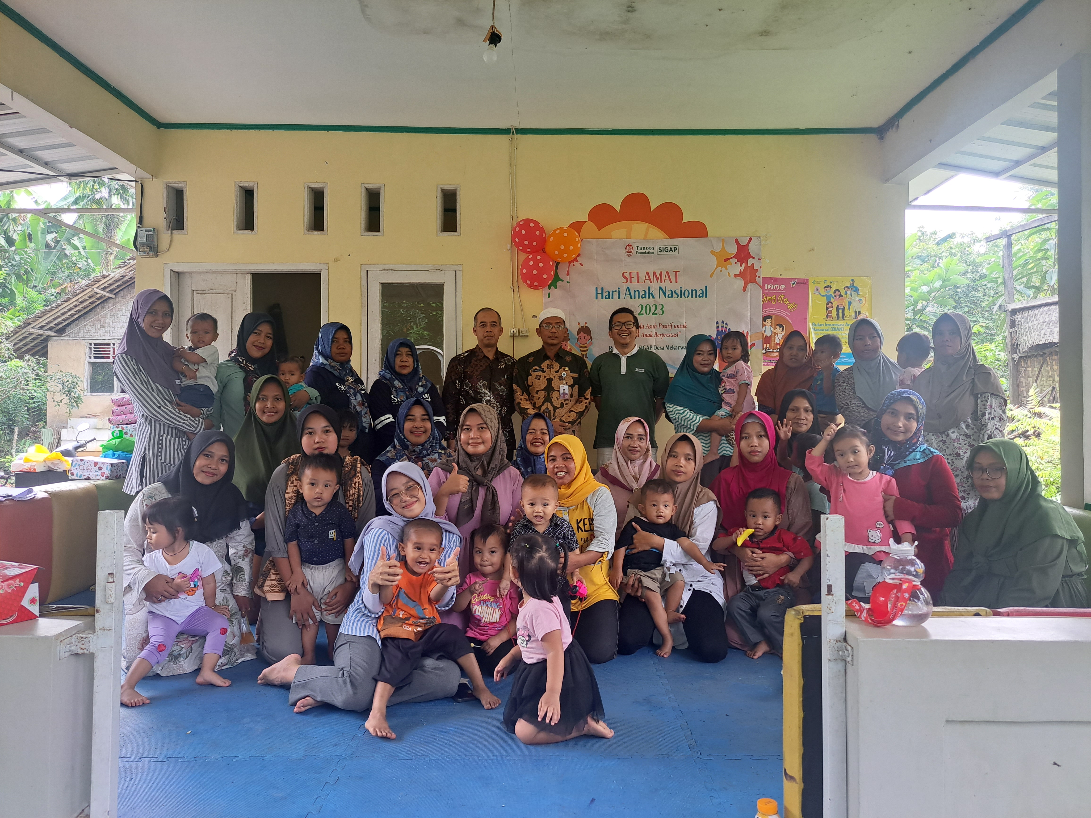 Peringatan Hari Anak Nasional di Rumah Anak SIGAP Pandeglang, Banten. 