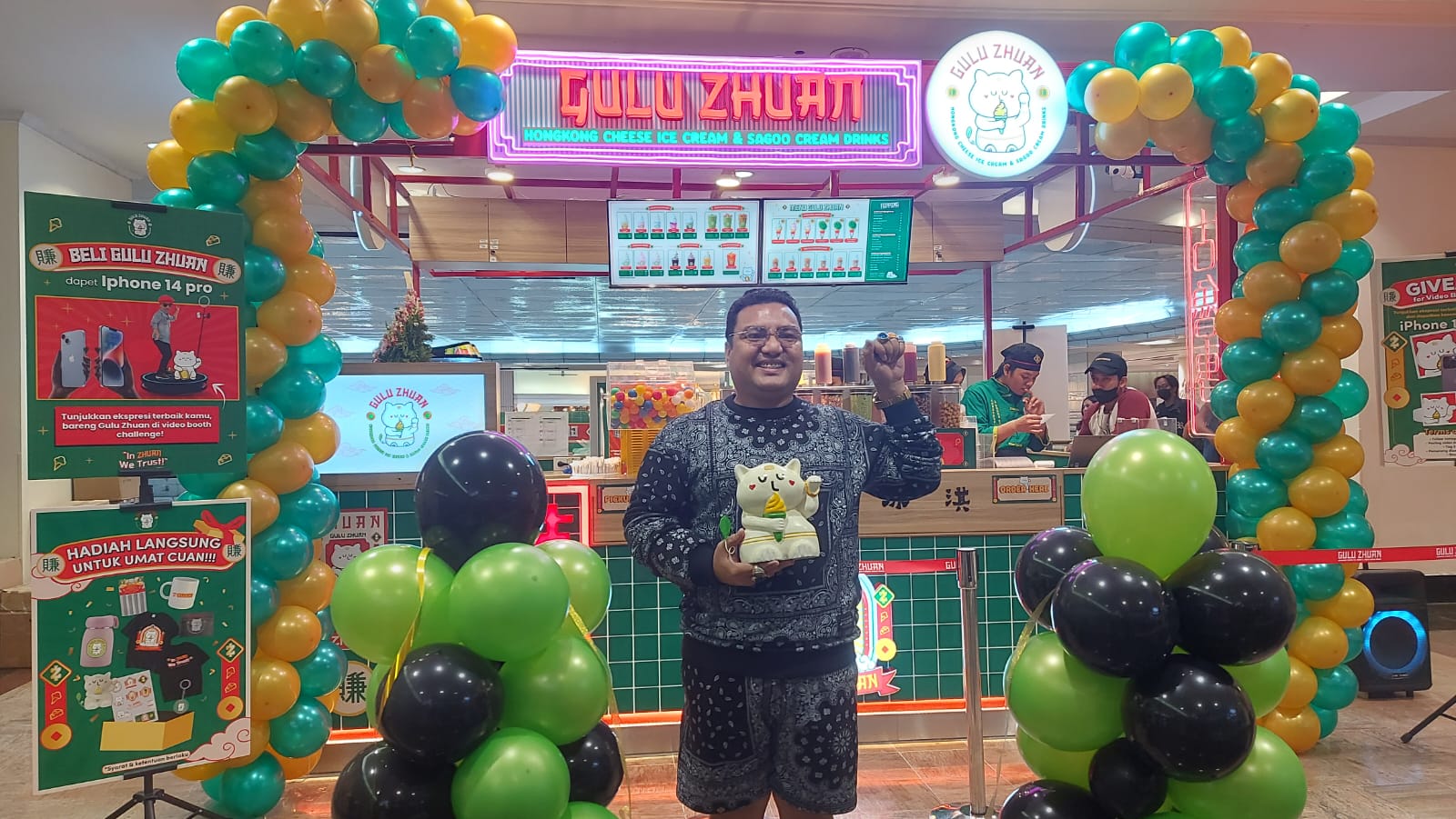 Gerai Gulu Zhuan yang terletak di Lantai 4 Mall Taman Anggrek , Jakarta.