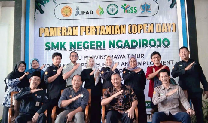 Bidik Pelajar, Kementan Gelar Pameran Pertanian di SMK, Pacitan