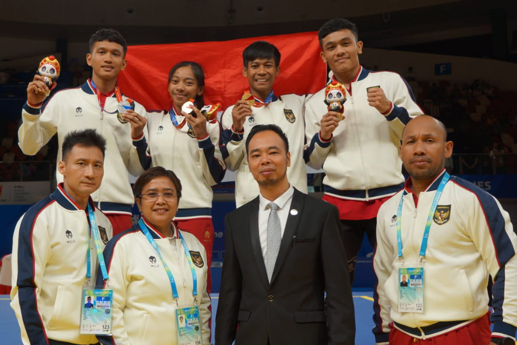 Timnas Wushu Indonesia Raih 4 Emas di The FISU World University
