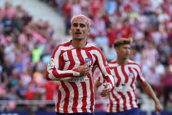 Pemain Atletico Madrid Antoine Griezmann