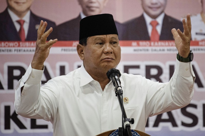 Menhan Prabowo Subianto
