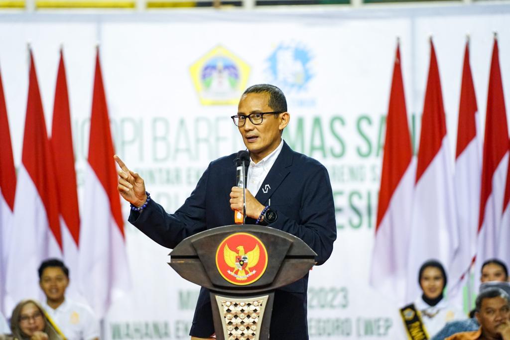 Menteri Pariwisata dan Ekonomi Kreatif, Sandiaga Uno.