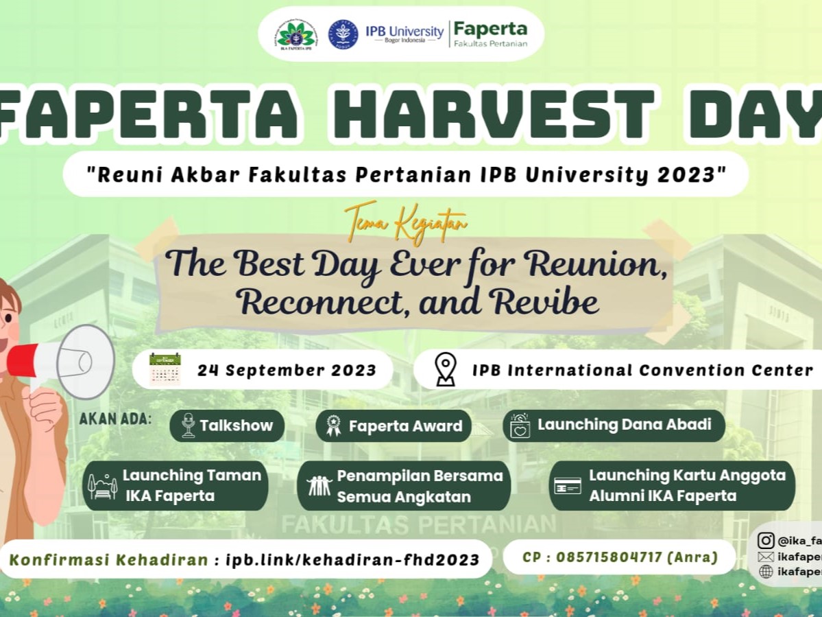 Hari Tani Nasional, IKA Faperta IPB Gelar Harvest Day