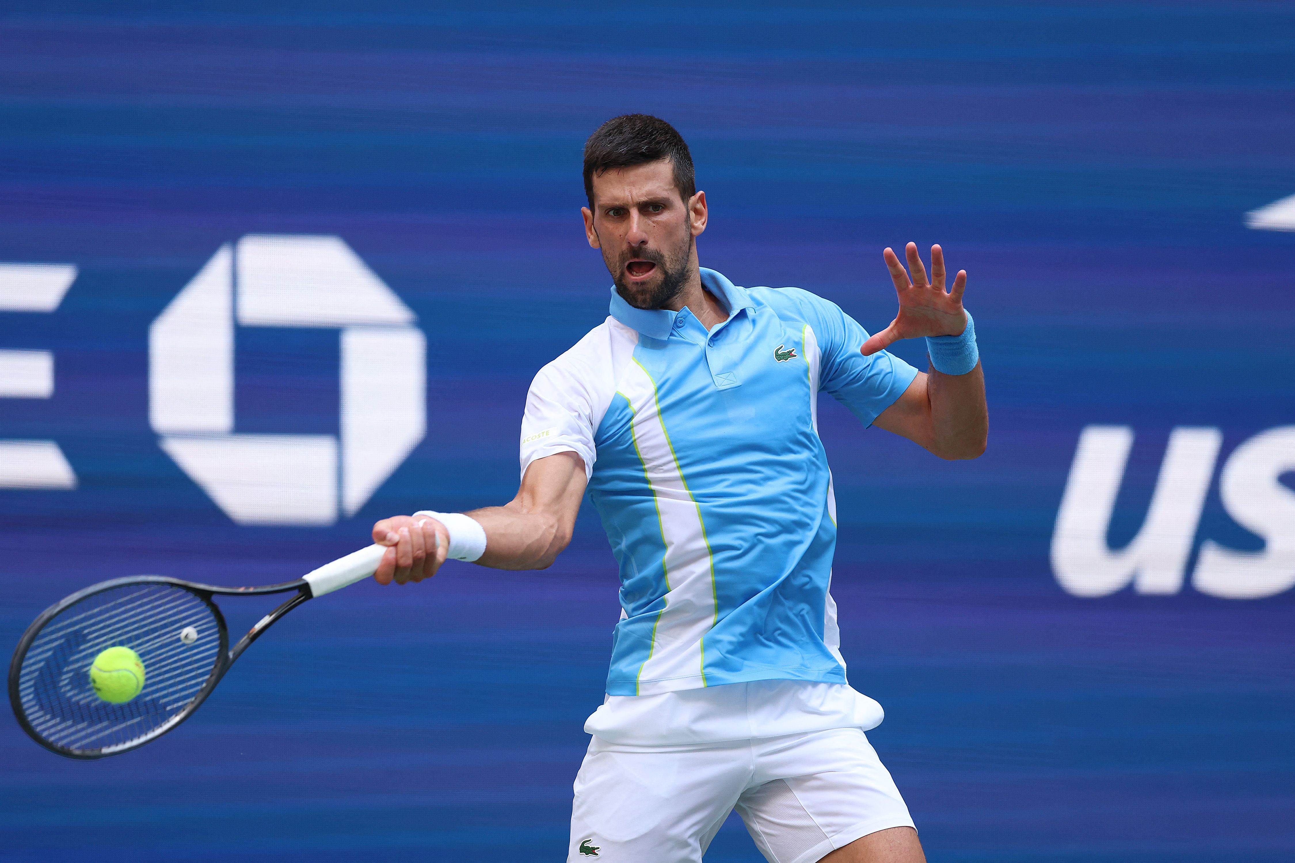 Petenis Serbia Novak Djokovic