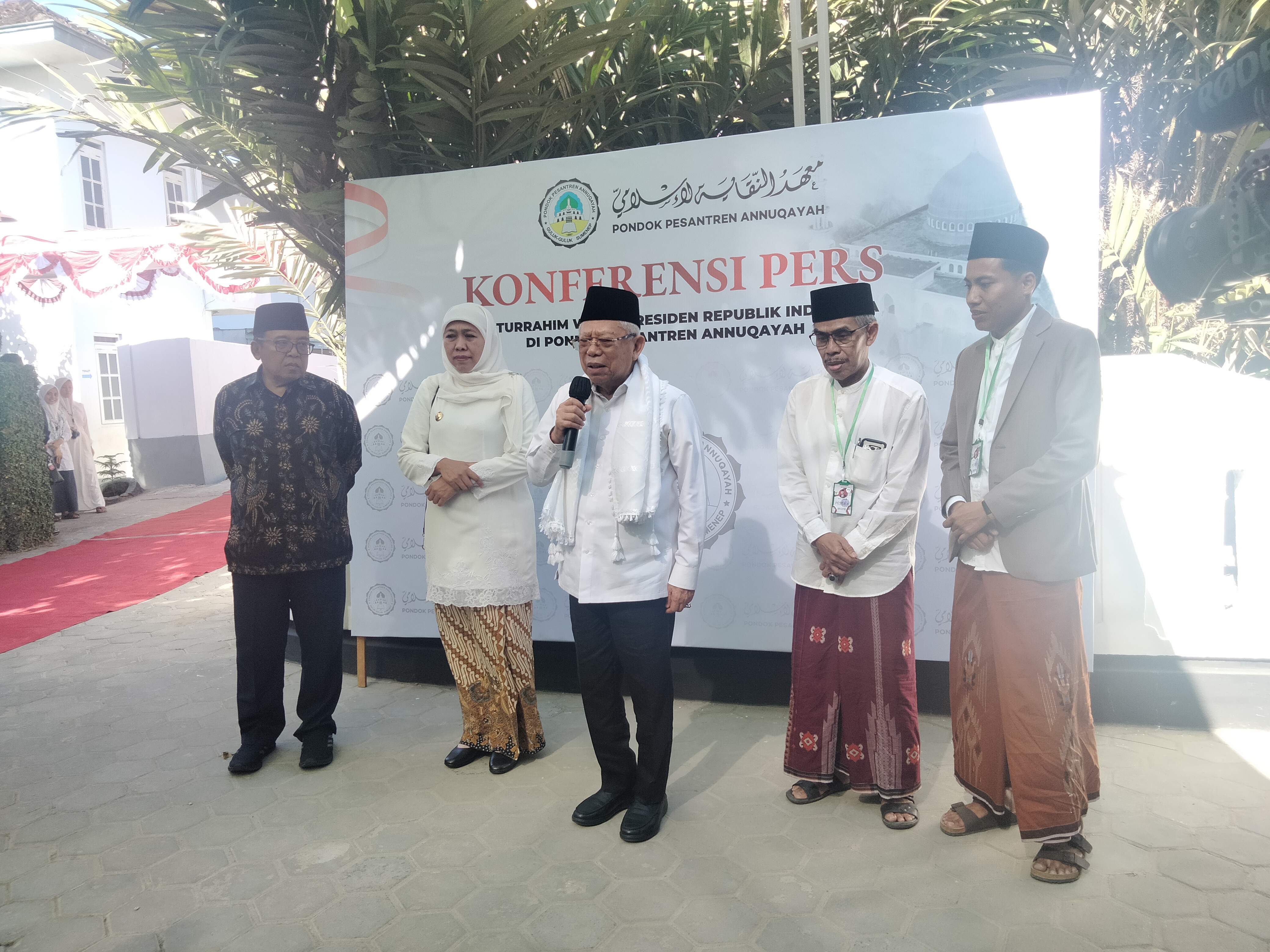 Wapres Maruf Amin dalam kunjungan kerja ke Sumenep, Jawa Timur