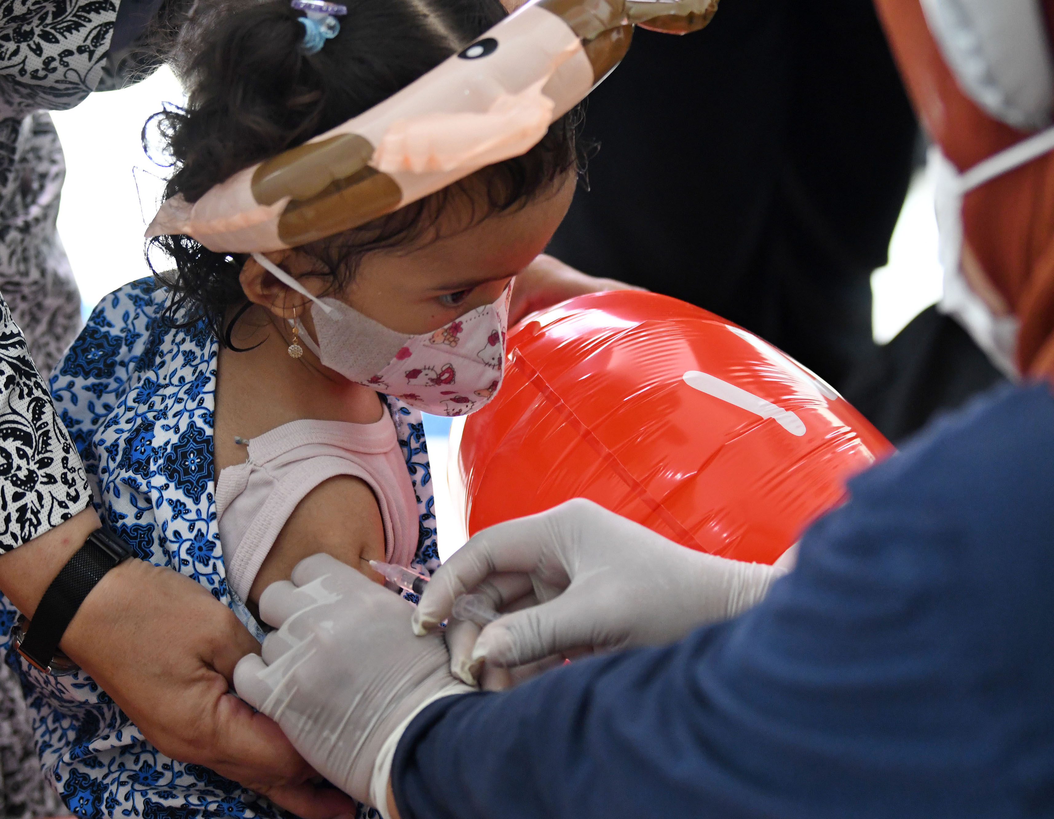 Ilustrasi imunisasi di Jakarta