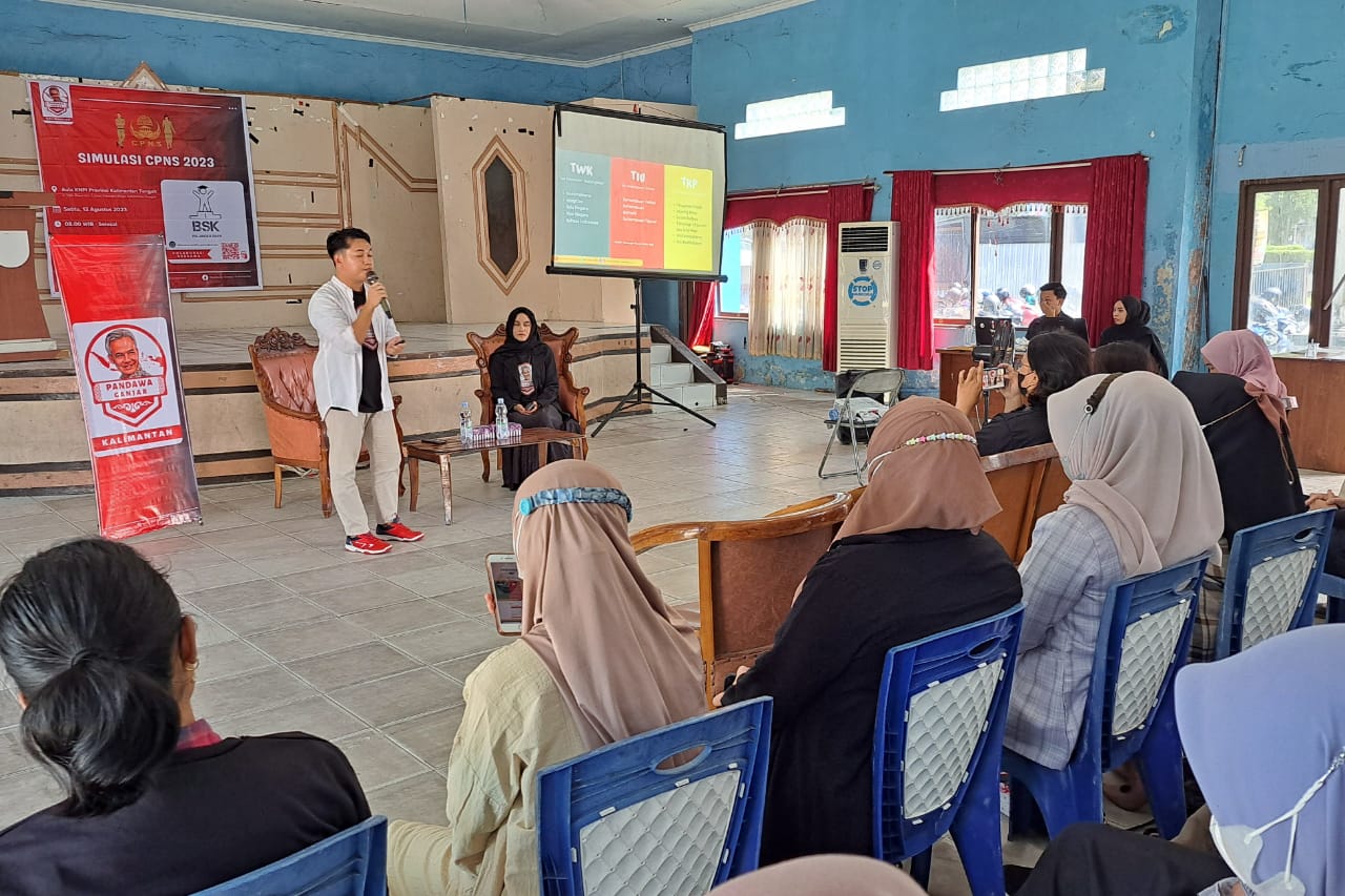 Simulasi CPNS di Palangka Raya, Kalimantan Tengah