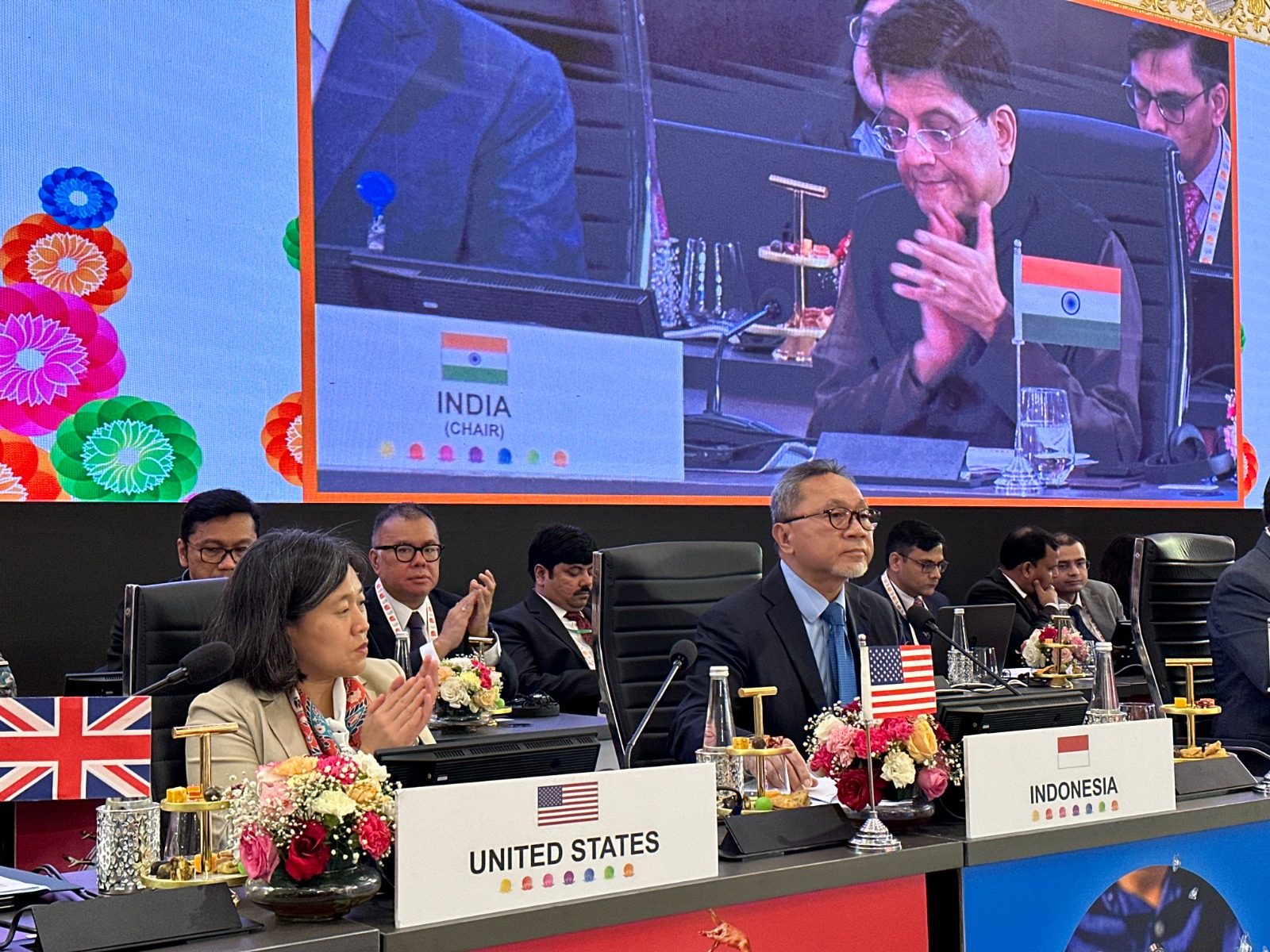 Mendag RI Zulkifli Hasan ikut memberikan pidato sambutan dalam pembukaan G20 Trade and Investment Ministers’ Meeting di India, Kamis (25/8).