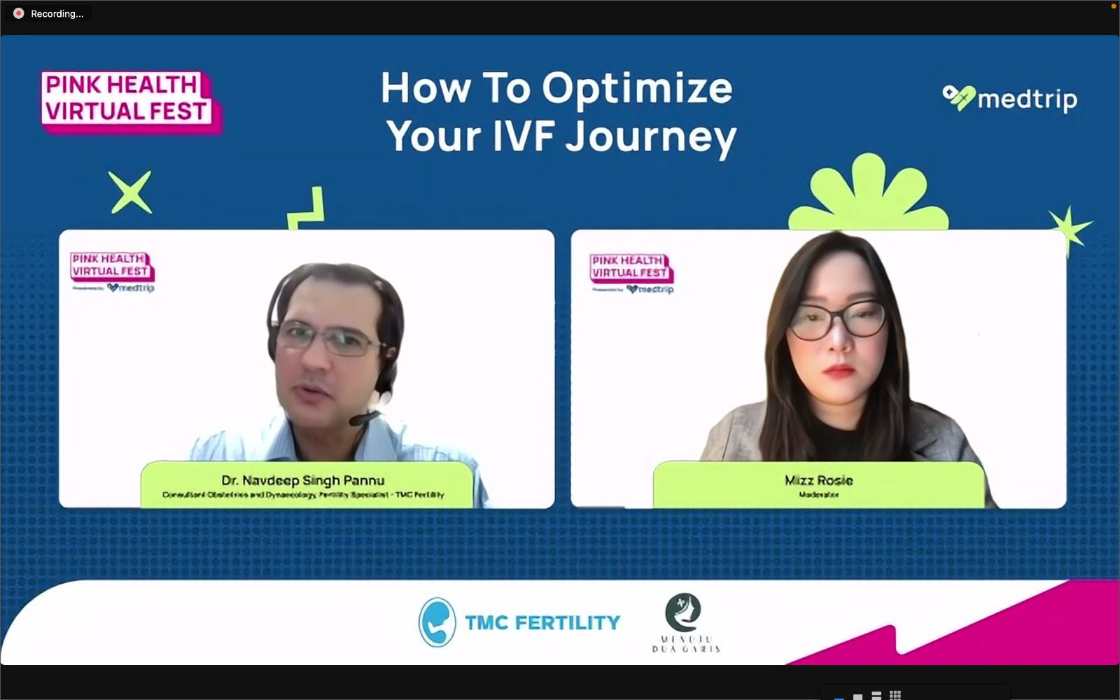 Pink Health Virtual Festival 2023 diselenggaran secara daring selama dua hari.
