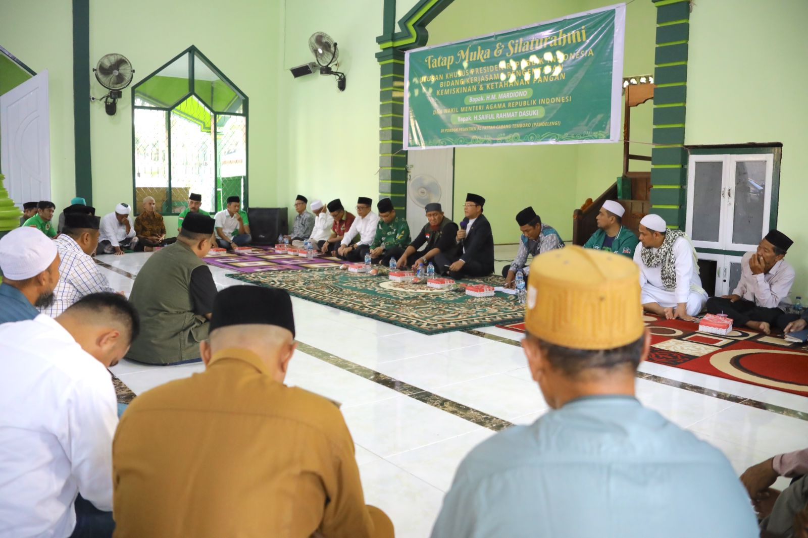 Plt Ketua Umum PPP Muhamad Mardiono berkunjung ke Pondok Pesantren Al Fatah di Tojo Una Una, Sulawesi Tengah