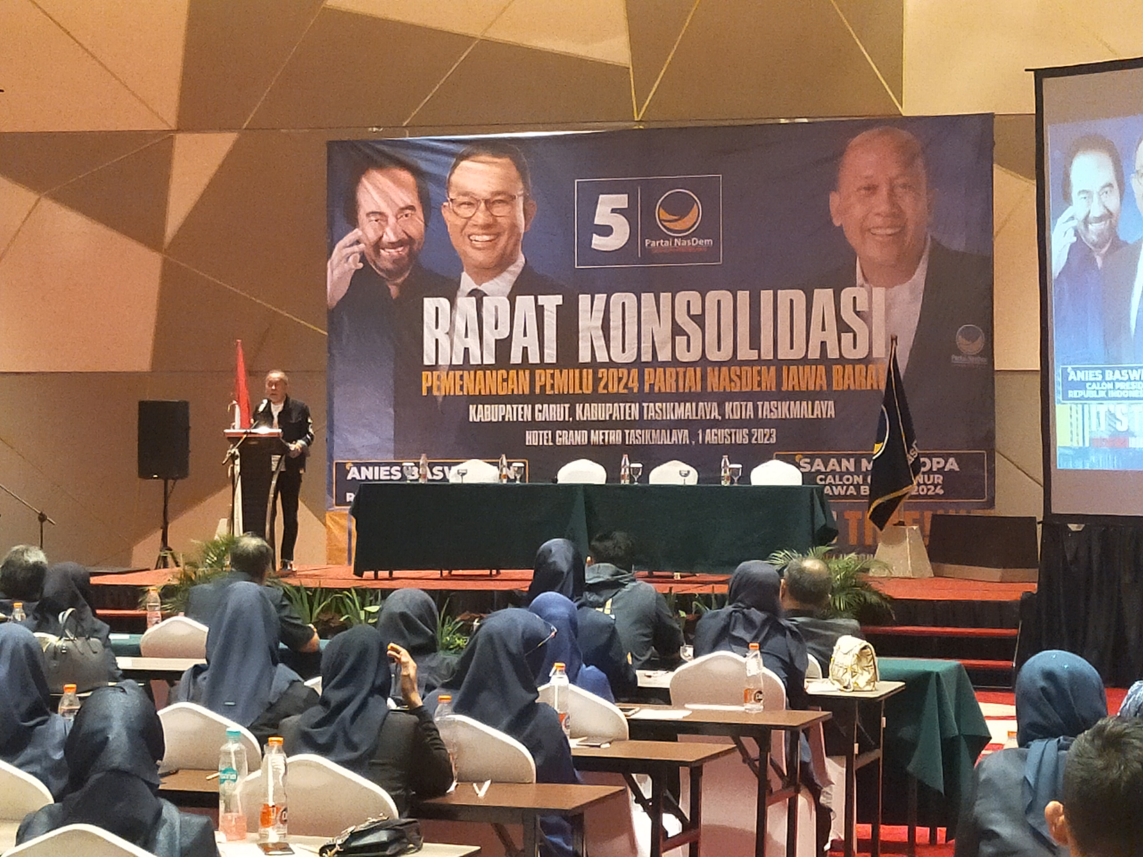 DPW NasDem Jabar Gelar Rapat Konsolidasi Pemenangan Anies Baswedan di Pemilu 2024