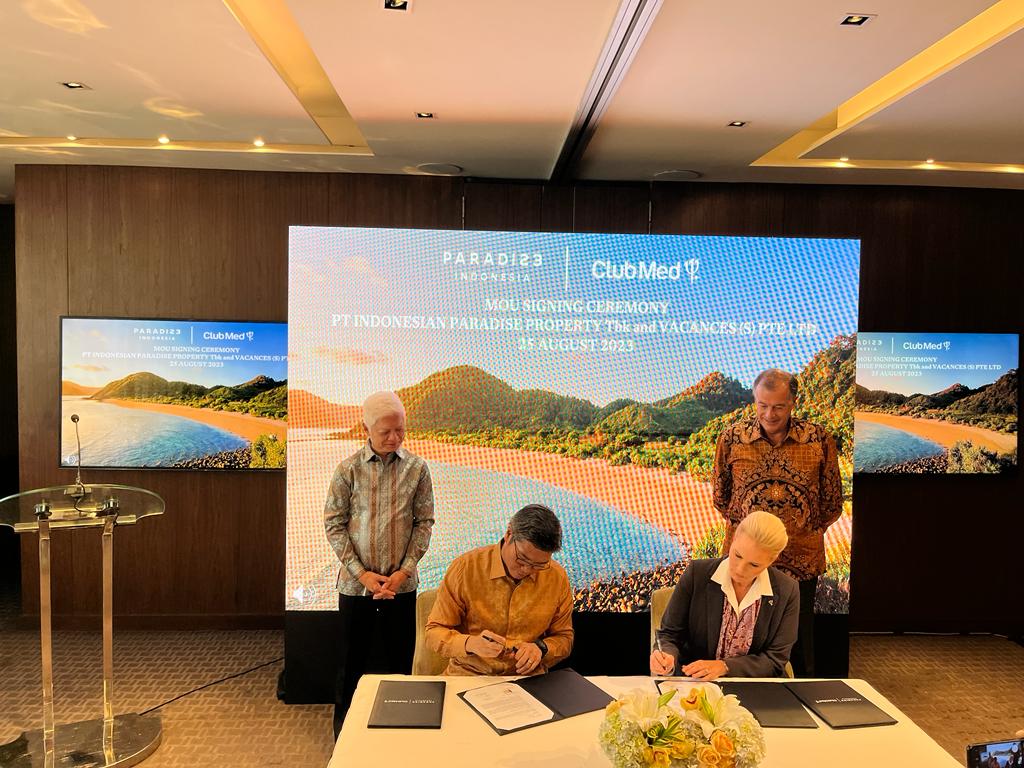 PT Indonesian Paradise Property Tbk menjalin kerja sama dengan Vacances (s) Pte. Ltd. (Club Med) membangun kawasan destinasi wisata 