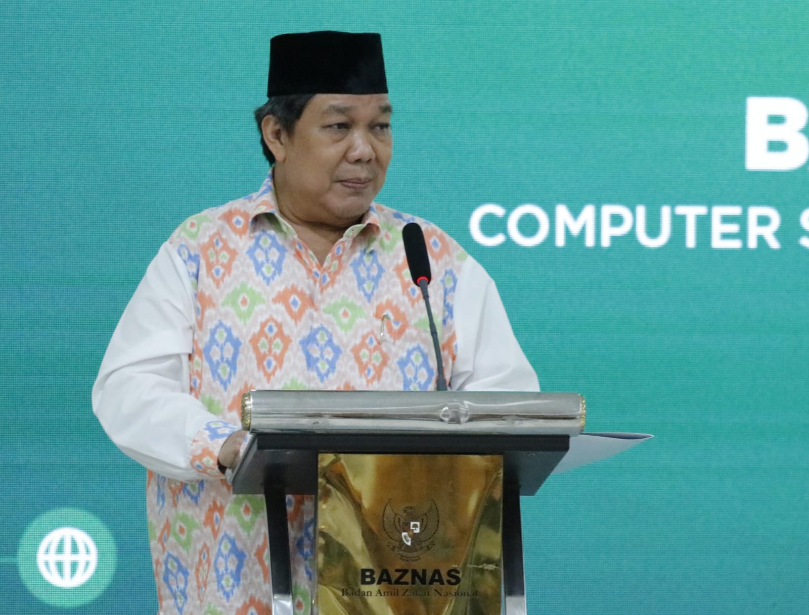 Pimpinan Bidang Teknologi dan Informasi Baznas Nadratuzzaman Hosen.