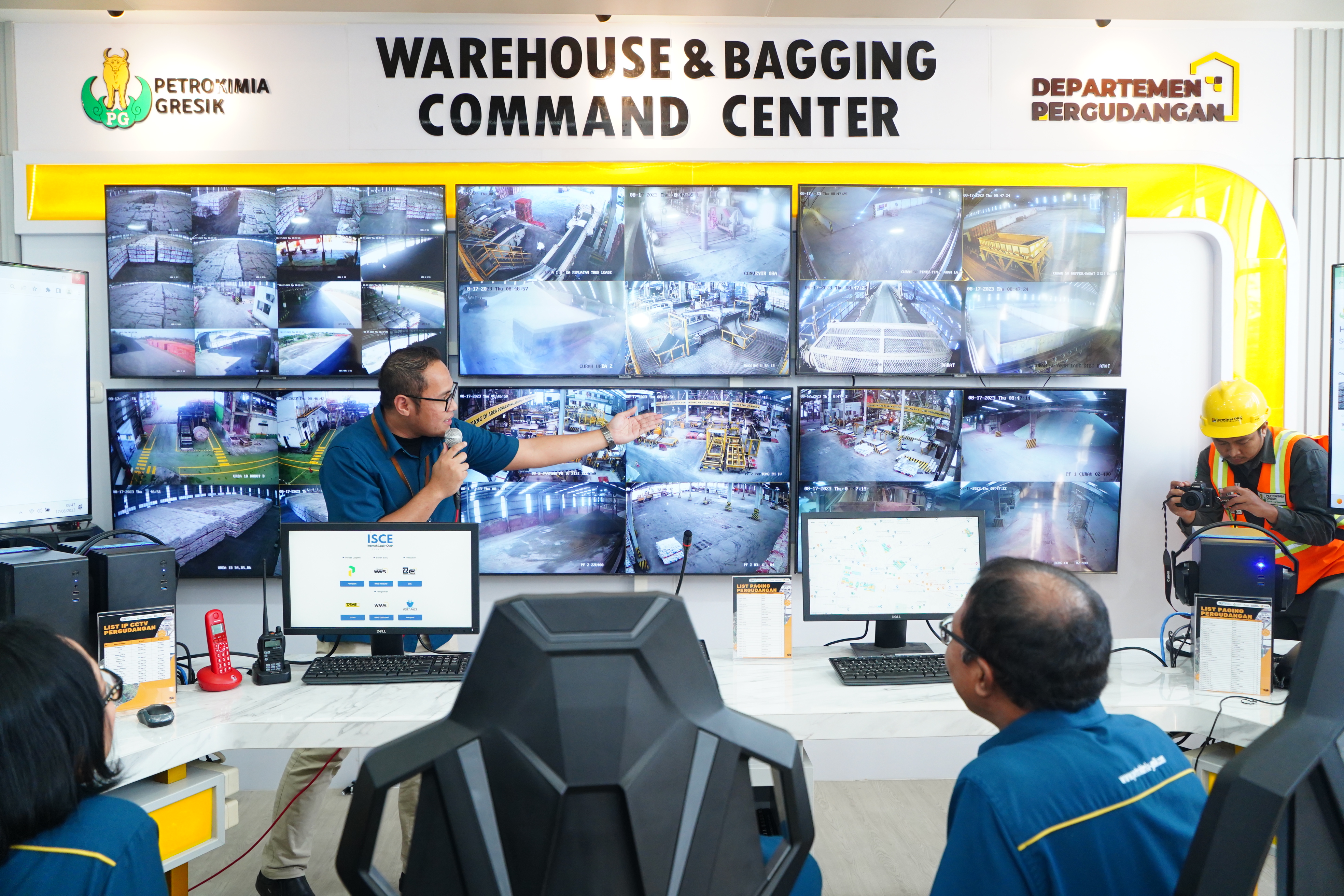 Peresmian Warehouse and Bagging Command Center Petokimia Gresik