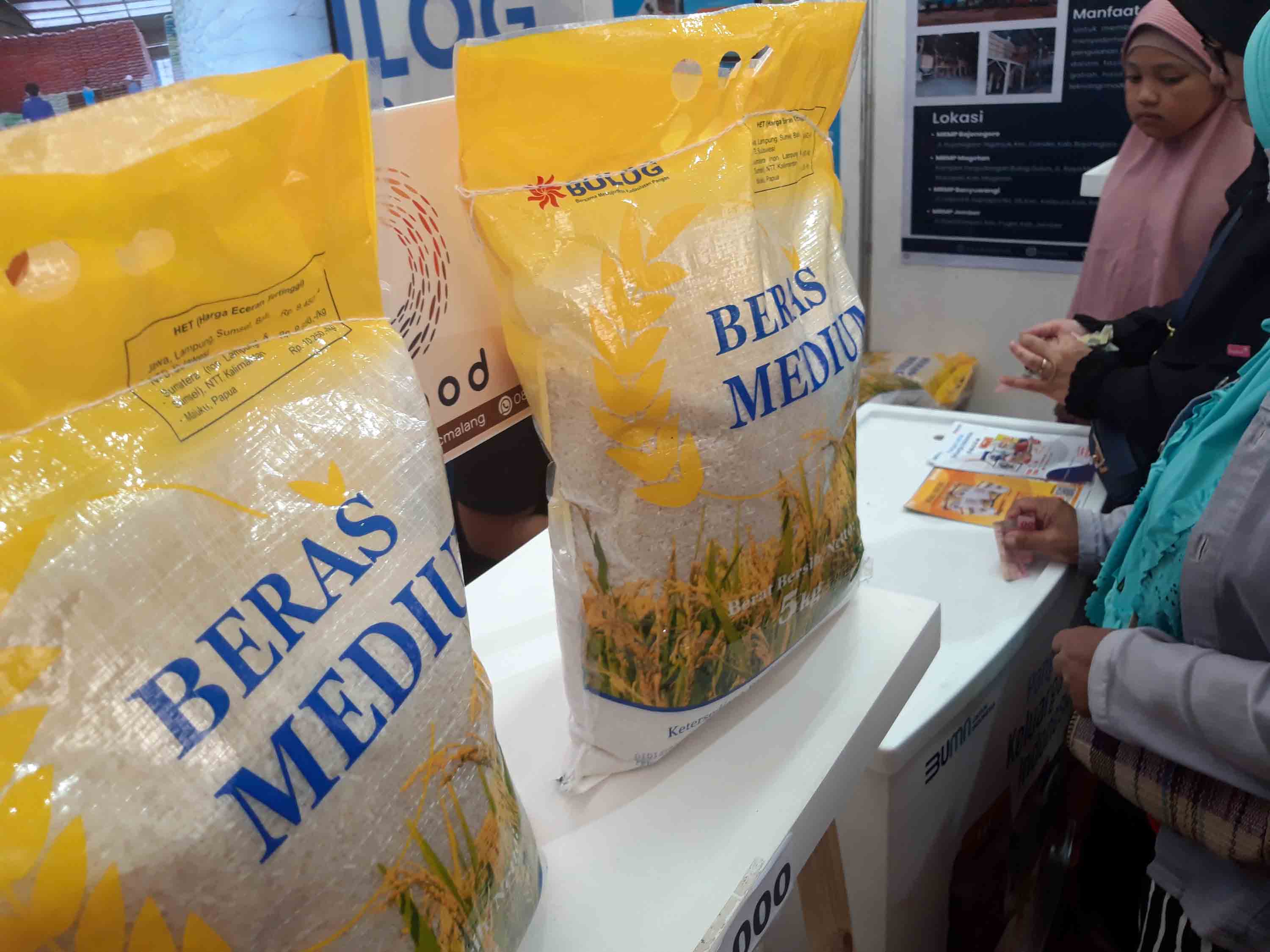 Harga beras di pasar dipengaruhi harga gabah kering panen petani